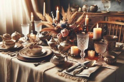 Déco de table : idées pour des dîners chaleureux et invitants