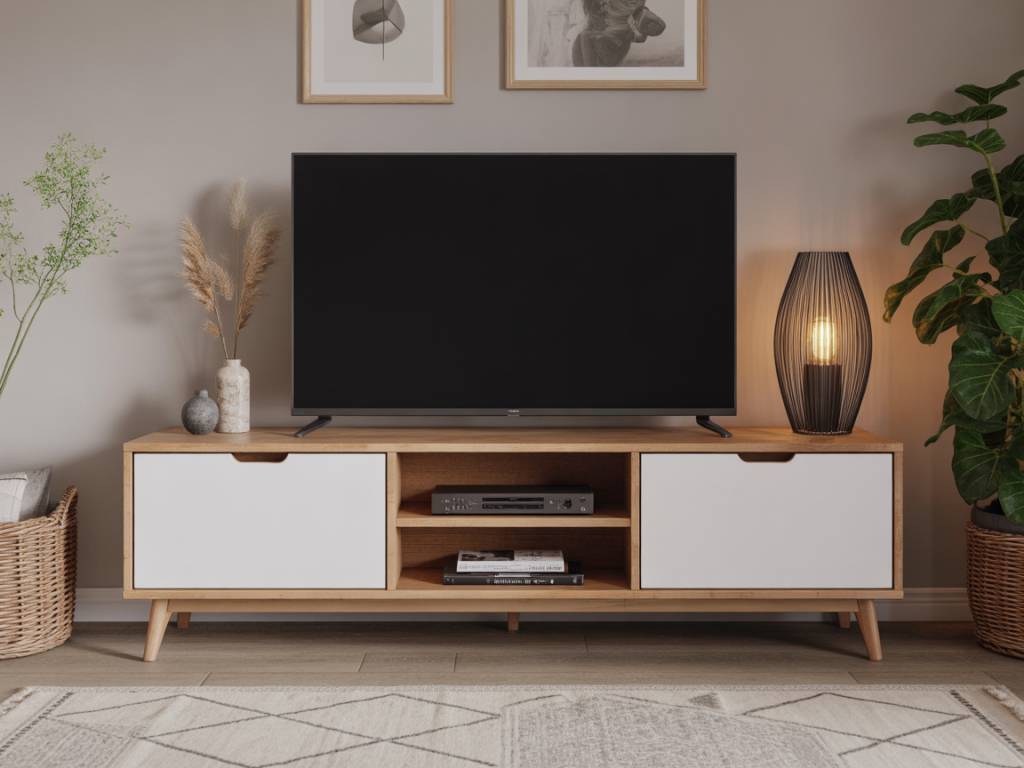 Comment choisir un meuble TV aussi esthétique que fonctionnel pour un salon cosy