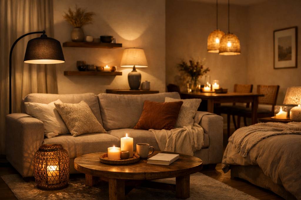 Comment choisir et disposer ses luminaires pour une ambiance cosy dans le salon, la chambre et la salle à manger